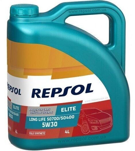 Repsol Elite Long Life VW 507.000 / 504.000 5W30 variklio alyva, 4L kaina ir informacija | Variklinės alyvos | pigu.lt