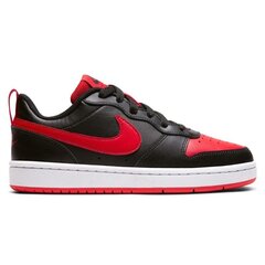 Nike Обувь Court Borough Low 2 Black Red BQ5448 007 цена и информация | Детская спортивная обувь | pigu.lt