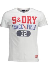 Cl tee superdry for men's white m1010248a M1010248A цена и информация | Мужские футболки | pigu.lt