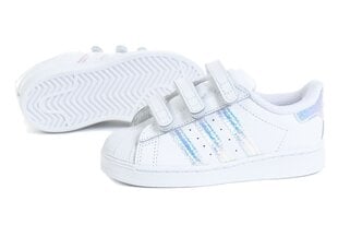 Кроссовки детские Adidas Superstar CF I, белые цена и информация | Детская спортивная обувь | pigu.lt