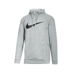 Džemperis vyrams Nike Dri-FIT Swoosh M CZ2425-063, pilkas kaina ir informacija | Sportinė apranga vyrams | pigu.lt