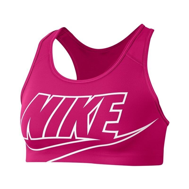 Sportinė liemenėlė moterims Nike Swoosh Futura W BV3643-616, rožinė kaina ir informacija | Sportinė apranga moterims | pigu.lt