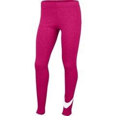 Спортивные штаны детские Nike G NSW Favorites Swsh Legging Jr AR4076 615, розовые цена и информация | Брюки для девочки, бирюзовые | pigu.lt