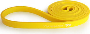 Pasipriešinimo guma Yakima Sport, 208cm, geltona цена и информация | Фитнес-резинки, гимнастические кольца | pigu.lt