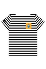 Полосатая футболка с нагрудным кармашком желтого цвета THE TALL SHIPS RACES 2021 цена и информация | Женские блузки, рубашки | pigu.lt