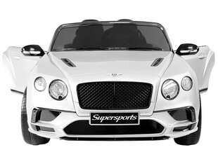 Elektromobilis Bentley Supersports JE1155, baltas kaina ir informacija | Elektromobiliai vaikams | pigu.lt