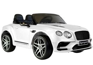 Elektromobilis Bentley Supersports JE1155, baltas kaina ir informacija | Elektromobiliai vaikams | pigu.lt