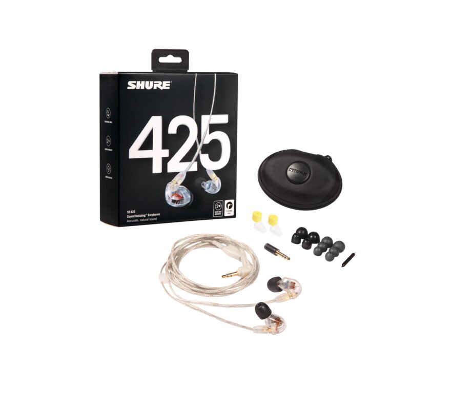 Shure SE425-CL-EFS kaina ir informacija | Ausinės | pigu.lt