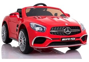 Elektromobilis Mercedes SL65 su LCD, raudonas kaina ir informacija | Elektromobiliai vaikams | pigu.lt