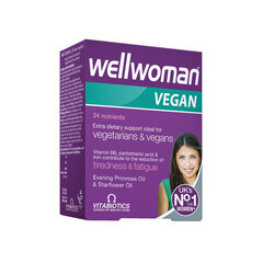 Maisto papildai vegetarėms ir veganėms Wellwoman Vegan, 60 tablečių цена и информация | Витамины, пищевые добавки, препараты для хорошего самочувствия | pigu.lt