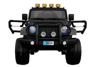 Elektromobilis vaikams Jeep WXE-1688, juodas kaina ir informacija | Elektromobiliai vaikams | pigu.lt