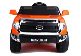 Электромобиль для детей Toyota Tundra, оранжевый лакированный цена и информация | Электромобили для детей | pigu.lt