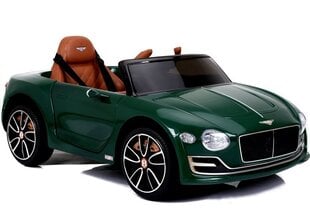 Электрический автомобиль для детей Bentley, зеленый лакированный цена и информация | Электромобили для детей | pigu.lt