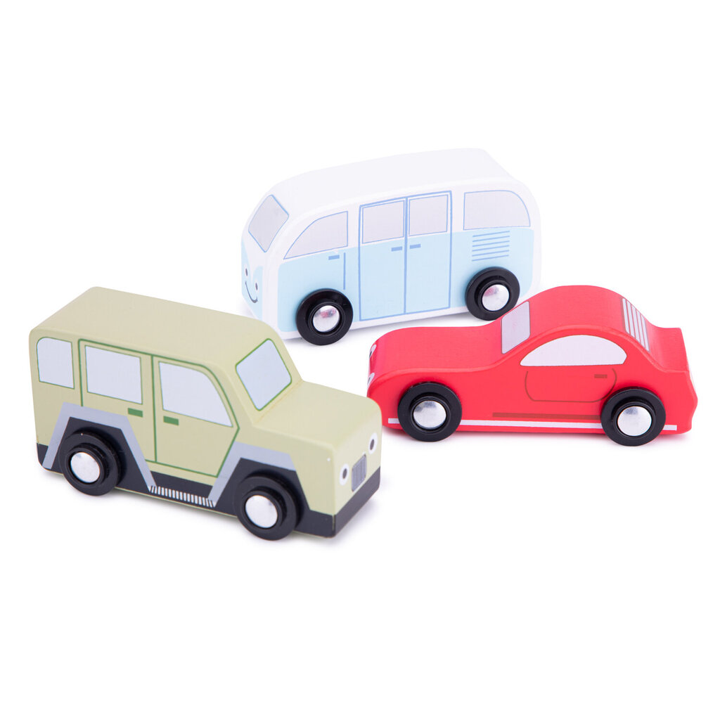 Medinių mašinėlių rinkinys New Classic Toys, 11932 kaina ir informacija | Žaislai berniukams | pigu.lt