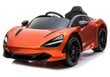 Elektromobilis vaikams McLaren 720S, oranžinis lakuotas kaina ir informacija | Elektromobiliai vaikams | pigu.lt