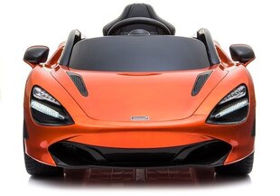 Elektromobilis vaikams McLaren 720S, oranžinis lakuotas kaina ir informacija | Elektromobiliai vaikams | pigu.lt