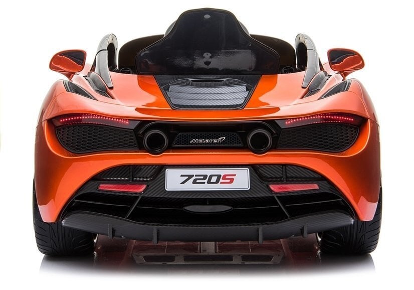 Elektromobilis vaikams McLaren 720S, oranžinis lakuotas kaina ir informacija | Elektromobiliai vaikams | pigu.lt