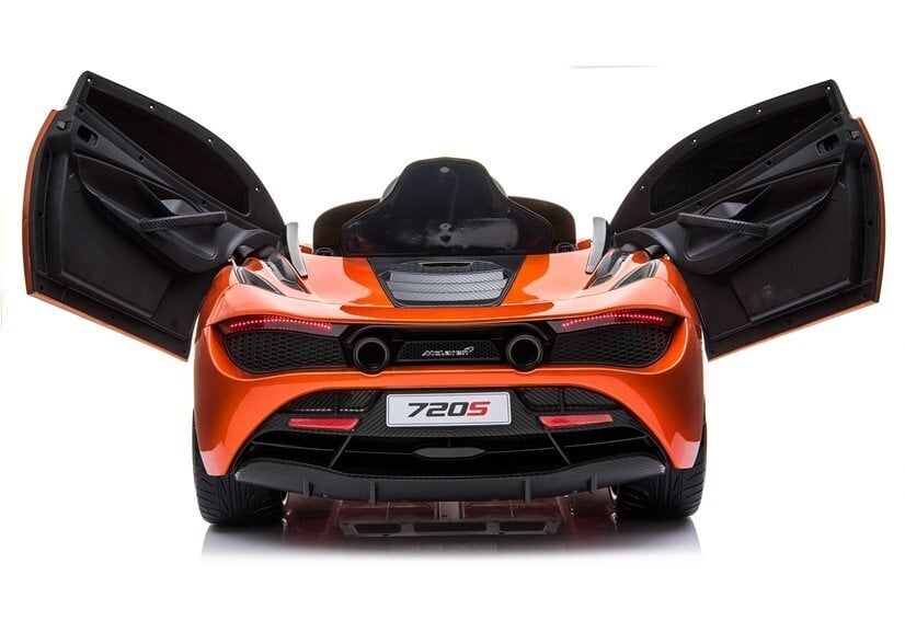 Elektromobilis vaikams McLaren 720S, oranžinis lakuotas kaina ir informacija | Elektromobiliai vaikams | pigu.lt