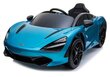 Elektromobilis vaikams McLaren 720S, mėlynas lakuotas kaina ir informacija | Elektromobiliai vaikams | pigu.lt