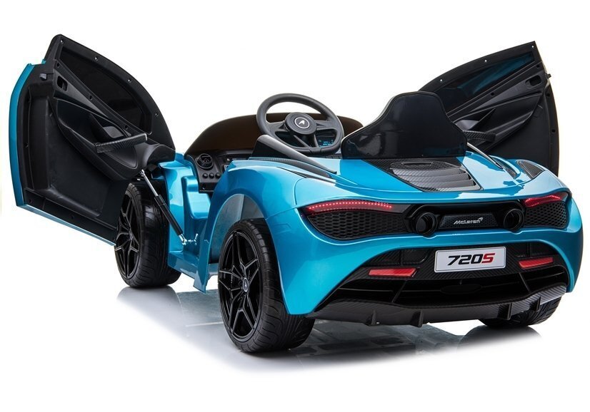 Elektromobilis vaikams McLaren 720S, mėlynas lakuotas kaina ir informacija | Elektromobiliai vaikams | pigu.lt