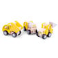 Statybinių automobilių rinkinys - 3 vnt., New Classic Toys 11948 kaina ir informacija | Žaislai berniukams | pigu.lt