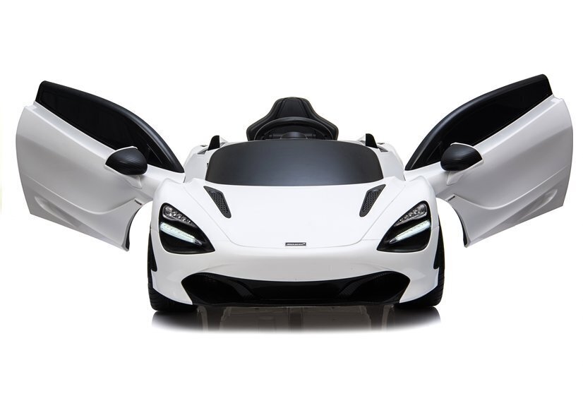 Elektromobilis vaikams McLaren 720S, baltas kaina ir informacija | Elektromobiliai vaikams | pigu.lt