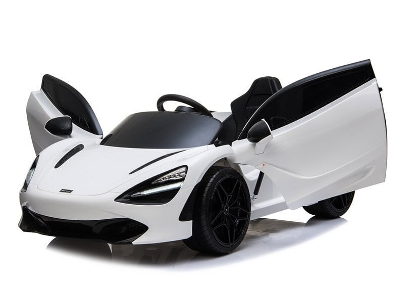 Elektromobilis vaikams McLaren 720S, baltas kaina ir informacija | Elektromobiliai vaikams | pigu.lt