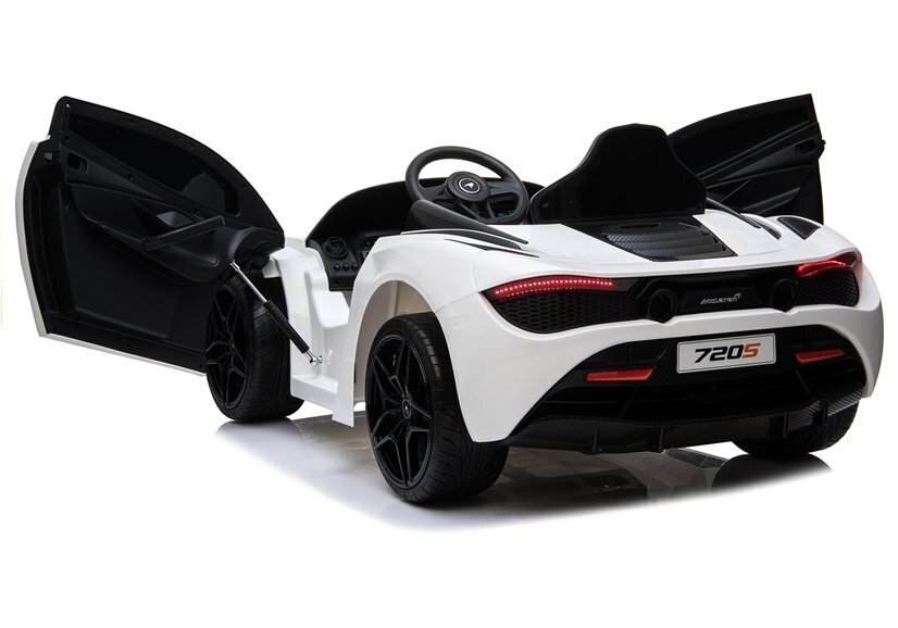 Elektromobilis vaikams McLaren 720S, baltas kaina ir informacija | Elektromobiliai vaikams | pigu.lt