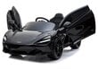 Elektromobilis vaikams McLaren 720S, juodas kaina ir informacija | Elektromobiliai vaikams | pigu.lt