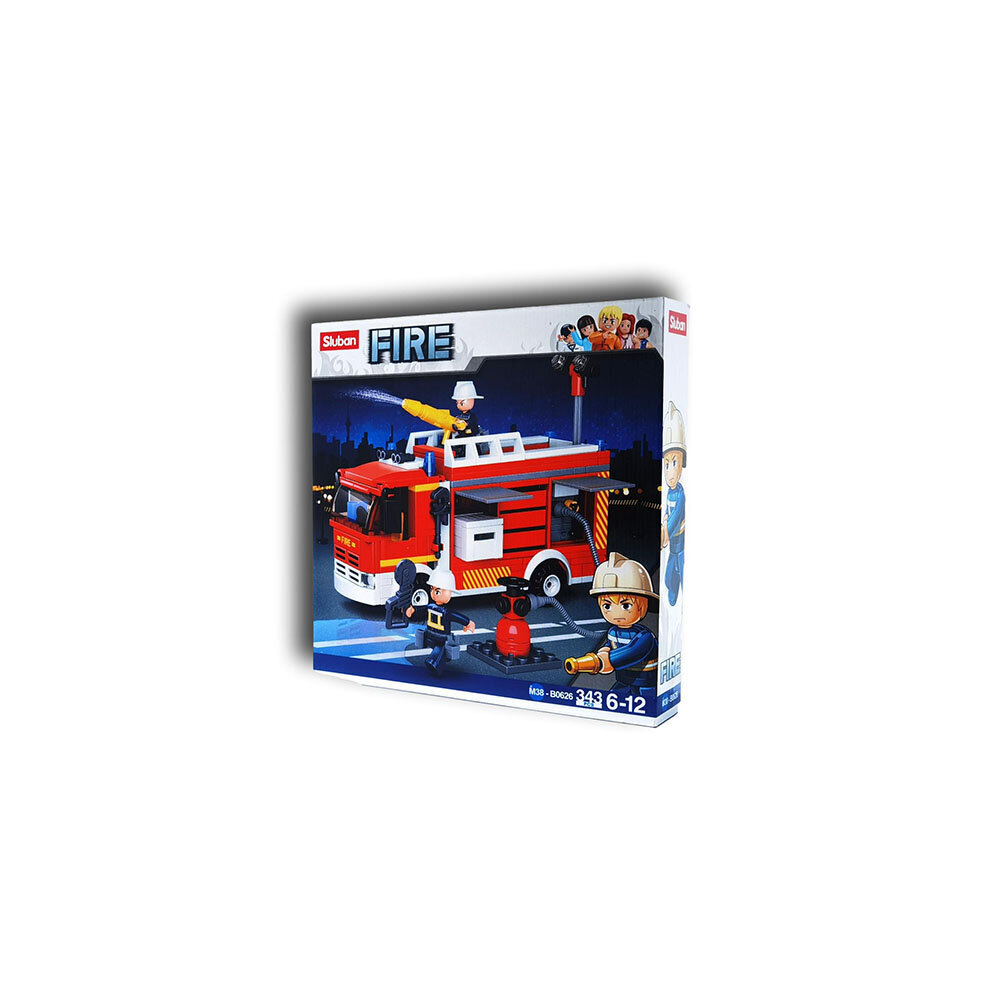 Konstruktorius Sluban Fire Gaisrinės mašina, 343vnt. цена и информация | Konstruktoriai ir kaladėlės | pigu.lt