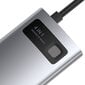 Baseus Metal Gleam HUB 4in1 Daugiafunkcinis Šakotuvas kaina ir informacija | Adapteriai, USB šakotuvai | pigu.lt