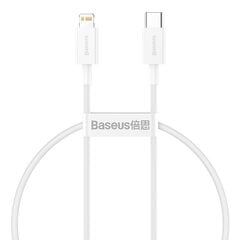 Кабель Baseus USB Type C - Lightning Power Delivery 20 W 0,25 m CATLYS-02 цена и информация | Кабели для телефонов | pigu.lt