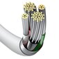 Kabelis Baseus Superior Cable USB - Lightning 2,4A 0,25 m, baltas (CALYS-02) kaina ir informacija | Laidai telefonams | pigu.lt