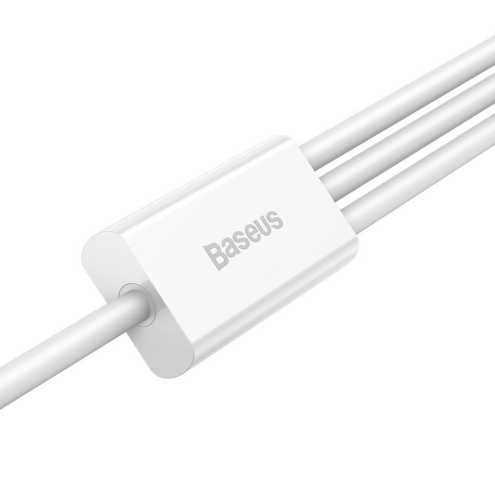Kabelis Baseus 3w1 USB - Lightning / USB Type C / micro USB (3,5 A / 480 Mbps) 1,5 m CAMLTYS-02 kaina ir informacija | Laidai telefonams | pigu.lt