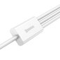 Kabelis Baseus 3w1 USB - Lightning / USB Type C / micro USB (3,5 A / 480 Mbps) 1,5 m CAMLTYS-02 kaina ir informacija | Laidai telefonams | pigu.lt