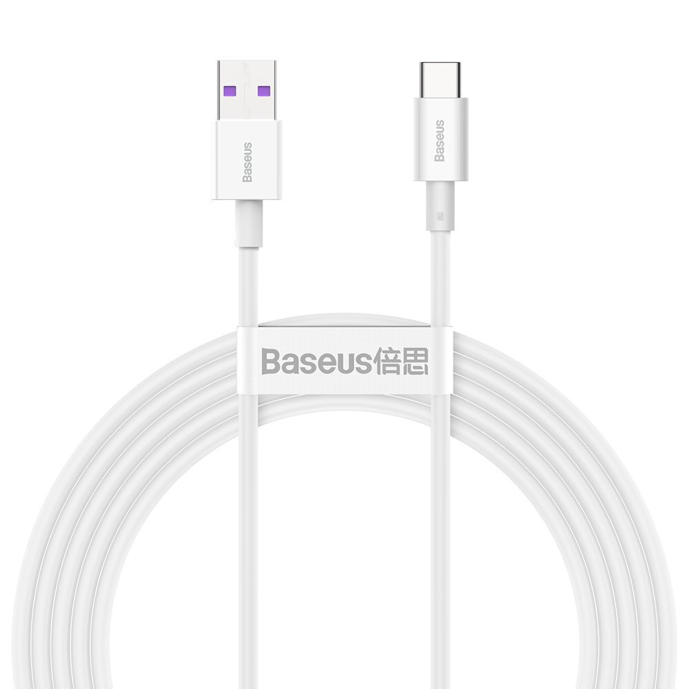 Kabelis Baseus USB - USB Type C Power Delivery Quick Charge 66 W 6 A 2 m CATYS-A02 kaina ir informacija | Laidai telefonams | pigu.lt