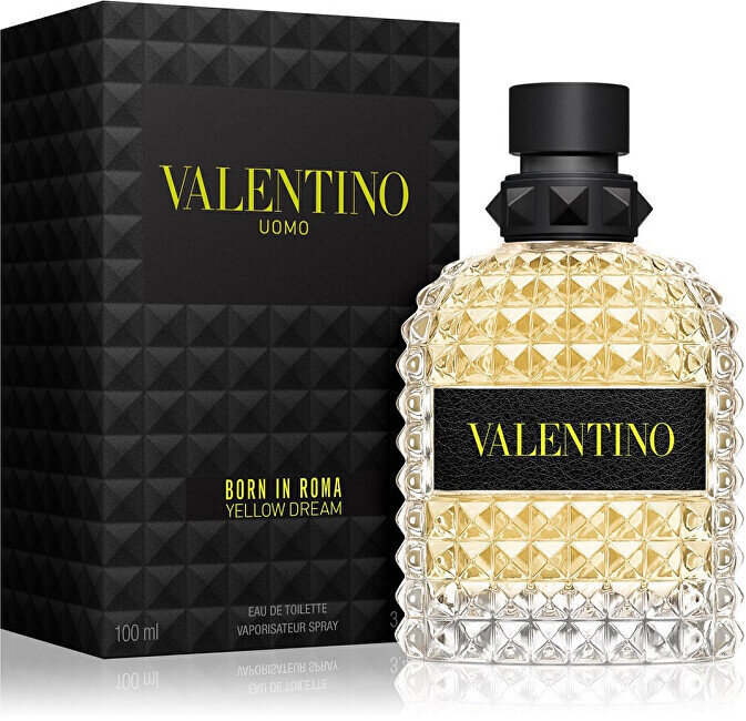 Tualetinis vanduo Valentino Uomo Born In Roma Yellow vyrams EDT, 100 ml  kaina | pigu.lt