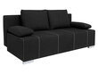 Sofa BRW Street IV, juoda kaina ir informacija | Sofos | pigu.lt