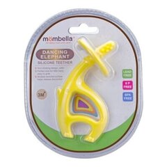 Прорезыватель Mombella Dancing Elephant, lemon, 3 мес+, P8052 цена и информация | Прорезыватели | pigu.lt