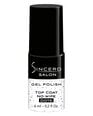 Gelinio nagų lako viršutinis sluoksnis Sincero Salon, Top Coat No wipe, Dots, 6 ml