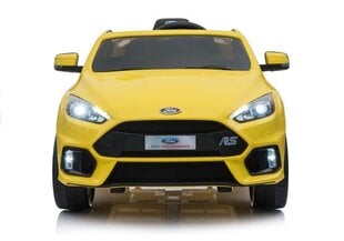 Elektromobilis vaikams Ford Focus RS, geltonas kaina ir informacija | Elektromobiliai vaikams | pigu.lt