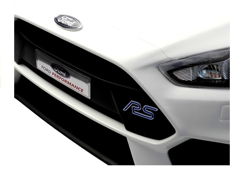 Elektromobilis vaikams Ford Focus RS, baltas kaina ir informacija | Elektromobiliai vaikams | pigu.lt