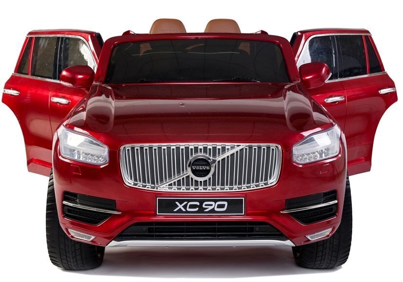 Elektromobilis vaikams VOLVO XC90, raudonas lakuotas kaina ir informacija | Elektromobiliai vaikams | pigu.lt