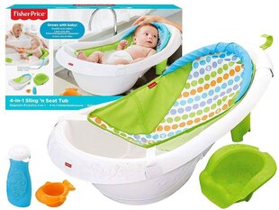 Multifunkcinė vonelė kūdikiui Fisher-Price 4in1 kaina ir informacija | Maudynių priemonės | pigu.lt