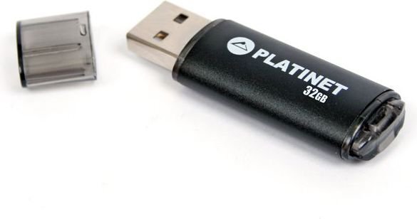 USB laikmena Platinet X-DEPO PMFE32B 32 GB USB 2.0 Flash atmintis, juoda  kaina | pigu.lt