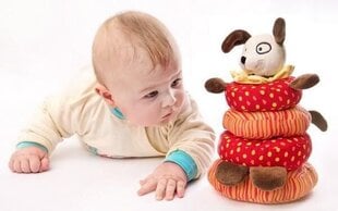 Sensillo minkštas žaislas "Šuniukas" kaina ir informacija | Žaislai kūdikiams | pigu.lt