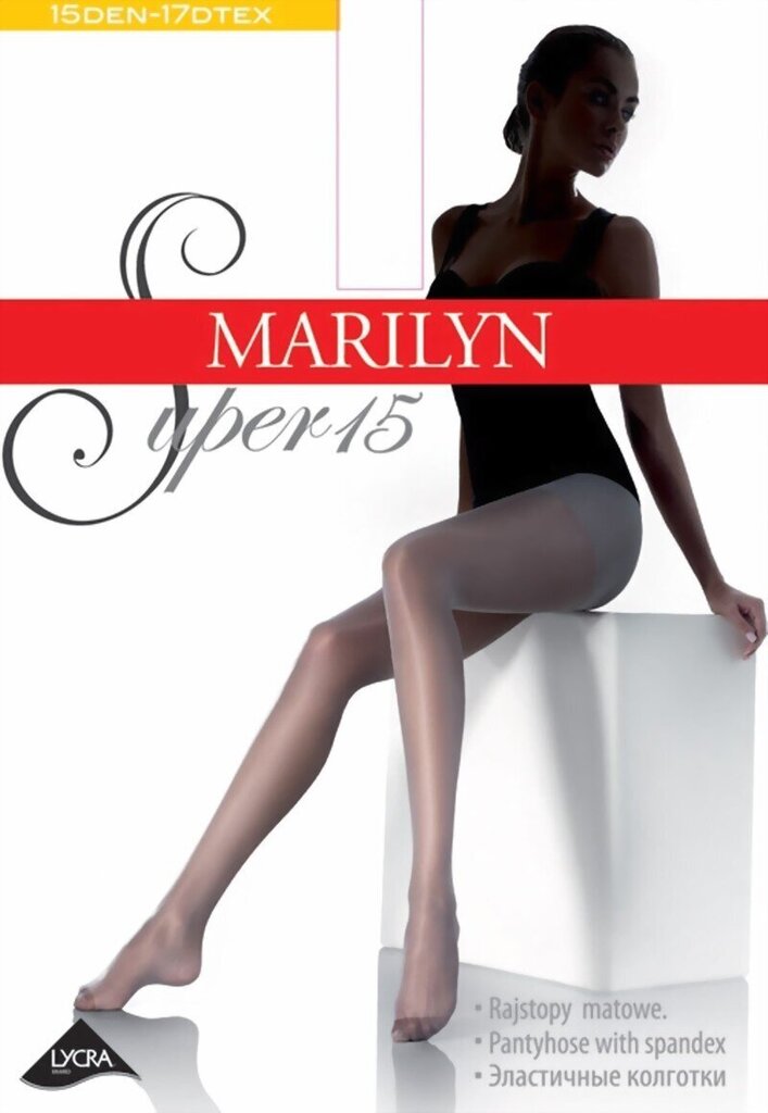 Pėdkelnės Super 15 Marilyn Nero kaina ir informacija | Pėdkelnės | pigu.lt