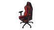 Žaidimų kėdė SPC Gear SilentiumPC Gear SR400F, juoda/raudona kaina ir informacija | Biuro kėdės | pigu.lt
