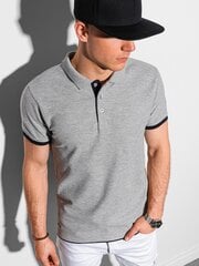Polo marškinėliai vyrams Manter, pilki цена и информация | Мужские футболки | pigu.lt
