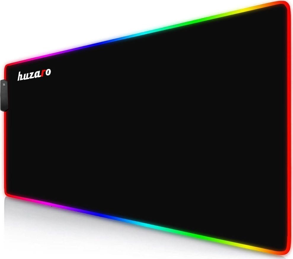 Huzaro 1.0 XL RGB, juoda kaina ir informacija | Pelės | pigu.lt